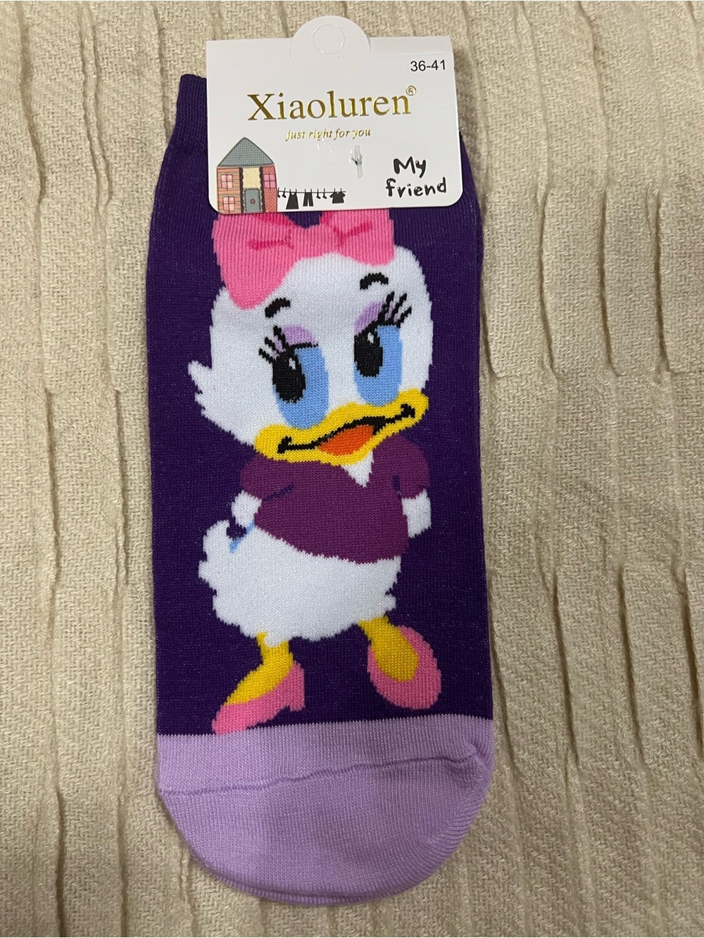 Cartoon Character Socks Minnie and Daisy Inspired Fashion Socks Bundle NWT - Picture 4 of 4